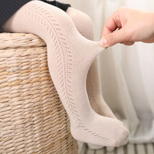 Chaussettes pour enfants Lawadka 0 à 5 ans Collants d'été pour bébés en bas âge pour filles Mode tricoté côtelé Collants nés Leggings en maille solide 230919