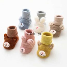 Kinderen Sokken Lawadka Winter Pasgeboren Baby Girl Boy Socks Anti Slip Cute Cartoon Dikke Warm Terry Infant Socks For Girls Fashion Style 2020 Nieuwe H240508