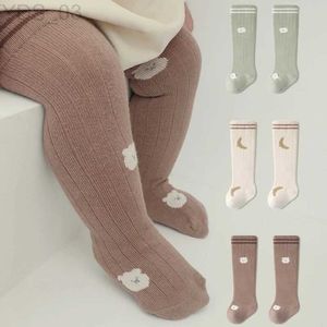 Chaussettes pour enfants nouveaux garçons et filles chaussettes hautes dessin animé bébé chaussettes longues Tube jambières pour enfants bébé chaussettes décontractées YQ240314