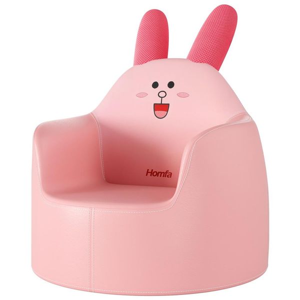 Canapé pour enfants, chaise pour tout-petits, fauteuil mignon de dessin animé, lapin rose, pour chambre d'enfant, salle de jeux, 270n