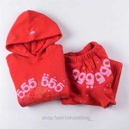Kids 'SP5DER 555555 Hoodie Boys' Girls 'Hoge kwaliteit Spider Web Print Sweatshirts 1 PSLK