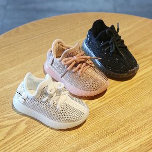 Enfants Sport Chaussures Baby Girls Baskets Haute Qaulity Baskets Sneakers Strass Strass Girls Girlit Girl Chaussures Boy Running Sneaker LJ200907