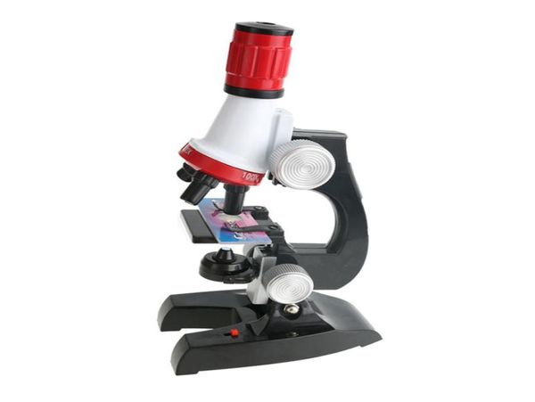 Microscope scientifique stéréo pour enfants Kit de microscope biologique Zoom 1200x Instruments scientifiques raffinés jouet éducatif pour enfant 7614289