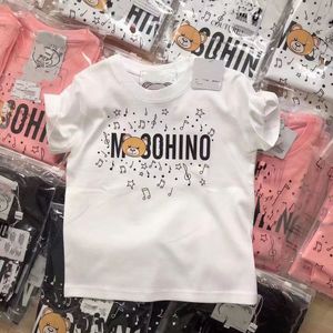 Niños Verano Camisetas Diseñador Camisetas Niños Niñas Moda Oso Letras Mosaico Impreso Tops Niños Casual Moda Camisetas más colores Lujo tops alta calidad AAA