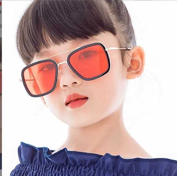 Crème solaire pour enfants en gros métal enfants mode bébé lunettes garçons et filles enfants lunettes de soleil nuances bateau rapide 230718