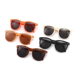 Lunettes de soleil pour enfants pliantes rétro lunettes de soleil été rond mode crème solaire protection UV lunettes voyage lecteur été plage crème solaire lunettes accessoires BC449