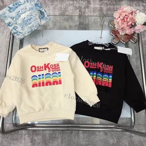 Crianças camisola roupas de bebê com capuz garoto designer hoodies menina menino vestir blusas soltas de manga comprida com letras streetwear primavera outono inverno