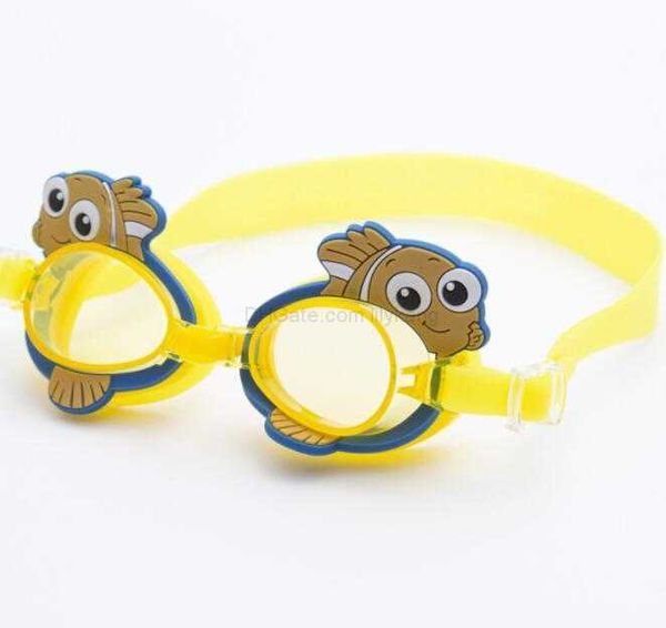Gafas de natación para niños Silicona suave Visión clara Anti niebla Protección UV Gafas de natación para niños suaves Buceo Surf Niños Gafas impermeables Google competitivo