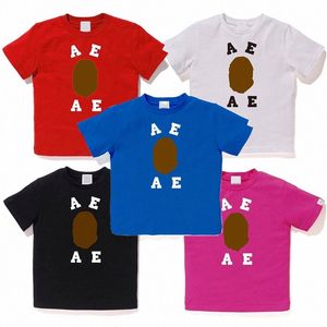 kinder t-shirt apen designer jeugd t-shirts Side dubbelzijdig camouflage haai t-shirts kleding kleurrijke kinderen baby printt-shirt cashew lichtgevende toddl u6hD #