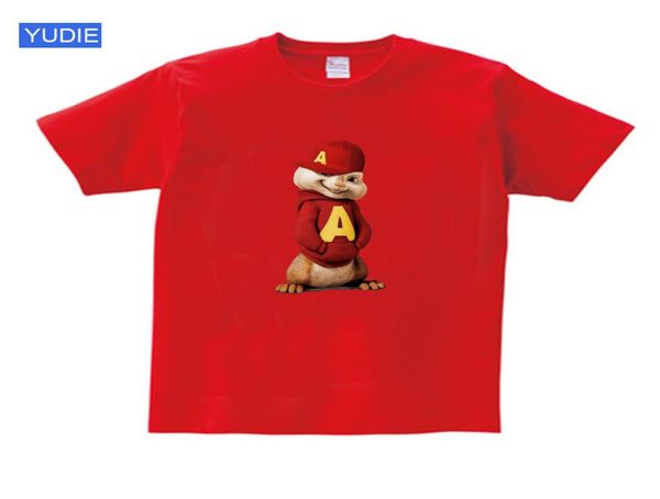 Kids T-shirts For Boys Girls Girls Short Sleeve Alvin and the Toupmunks Boys Tops Girls Tops Costume Alvin Costume Kids Kids Black Shirts Y204457481