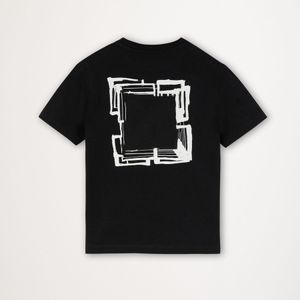 Camisetas para niños Chicos blancos Flecha irregular Ofs Chicas Verano Offs Camisetas de manga corta Letra Impreso Dedo suelto Niño Niños pequeños Camisetas juveniles Tops Niños negros X2Nm #