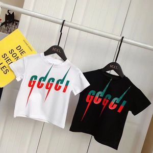 Camisetas para niños Flecha irregular blanca Ofs Negro Niños Niños Niñas Camisetas de manga corta de verano Camisetas con letras impresas Camisetas para niños pequeños Camisetas para jóvenes Tops Ropa AAA