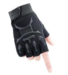 Gants tactiques sans doigts tactiques pour 414 ans Military Armed Antiskide Sport extérieur Half doigt Enfants garçons FIVE FIN8317450