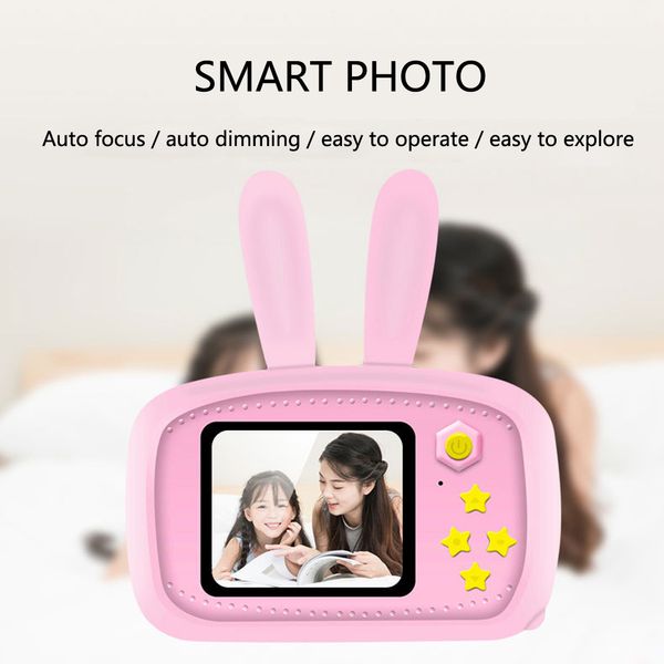 Enfants Prenez une photo Smart Caméra Full HD 1080P Portable Caméra vidéo numérique 2 pouces écran LCD écran électronique jouet électronique pour enfants LJ200907