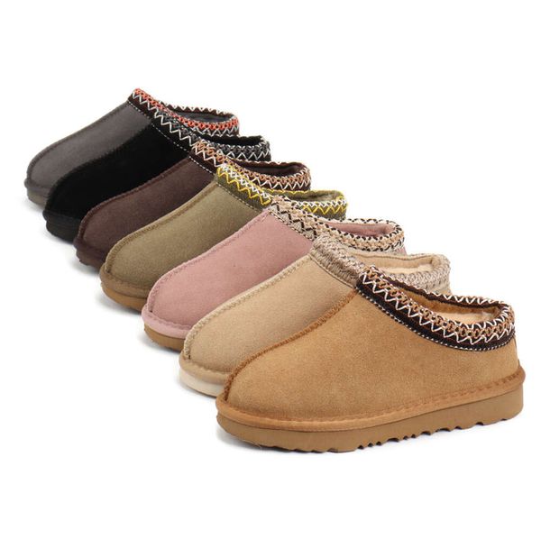 Enfants Tasman Pantoufles Enfant En Peluche Slide Australie Botte De Neige Chaussures Enfants Bottes D'hiver Classique Mini Bébé uggskid Booty Garçons Filles Cheville Enfant Chaussons En Daim ugg66