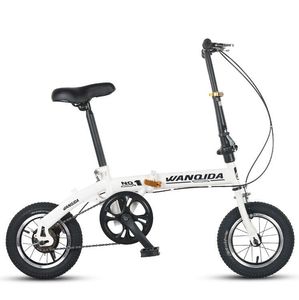 Kinder tiener vouwfiets 12inch/14inch student draagbare ultralicht variabele snelheid schijfrem fiets