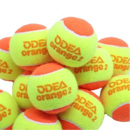 Balle de tennis pour enfants Orange ODEA Professionnel 50% Faible Compression ITF Approuvé Mini 5/10/20 Pièces pour Enfants Débutant Entraînement de Tennis 240113