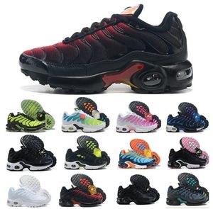 Kids TNS Schoenen Plus TN Jongens Meisjes Basketbal Trainers Kinderen Peuters Hardloopsneakers Jeugd Sport Atletisch Outdoor schoenmaat us 9c-3y