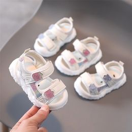 Enfants enfant en bas âge bébé garçon fille décontracté plage Sport plat semelle souple enfants infantile été sandales chaussures 6M 220607