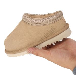Zapatillas Tasman II para niños pequeños Zapatos de bebé Tazz Diapositivas de piel castaña Piel de oveja Shearling Classic Ultra Mini Boot Mulas de invierno Lana sin cordones Talla pequeña grande 21-4555