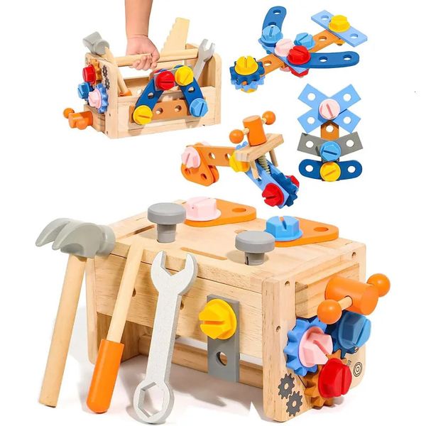 Ensemble d'outils pour enfants Banc des outils pour tout-petits en bois