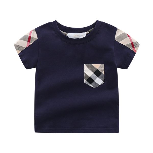 Enfants Top T-shirt Designers Vêtements Toddler Boys Enfants Vêtements Filles Garçons Été Blanc Bébé T-shirt