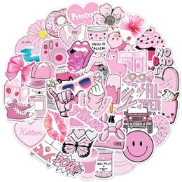 Speelgoedstickers voor kinderen 10 30 50 stks roze vsco schattig meisje esthetisch skateboard laptop gitaar graffiti bagage auto sticker waterdichte sticker speelgoed 230105