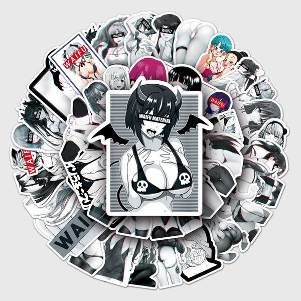 103050 Pcs Adulte Anime Sexy Waifu Hentai Autocollants Suncensored Stickers pour Ordinateur Portable Téléphone Bagages Planche À Roulettes Autocollant Jouets Cadeau 230608