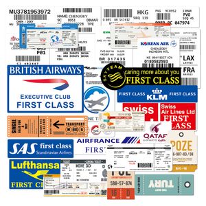 Enfants Jouet Autocollants 1030 PCS Carte D'embarquement Billets D'avion Graffiti DIY Voyage Bagages Guitare Ordinateur Portable Étanche Classique Cool Kid 230613