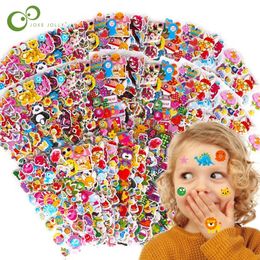 Autocollants de jouets pour enfants 40 20 feuilles différentes 3D gonflées en vrac pour fille garçon cadeau d'anniversaire scrapbooking enseignants animaux dessin animé GYH 231128