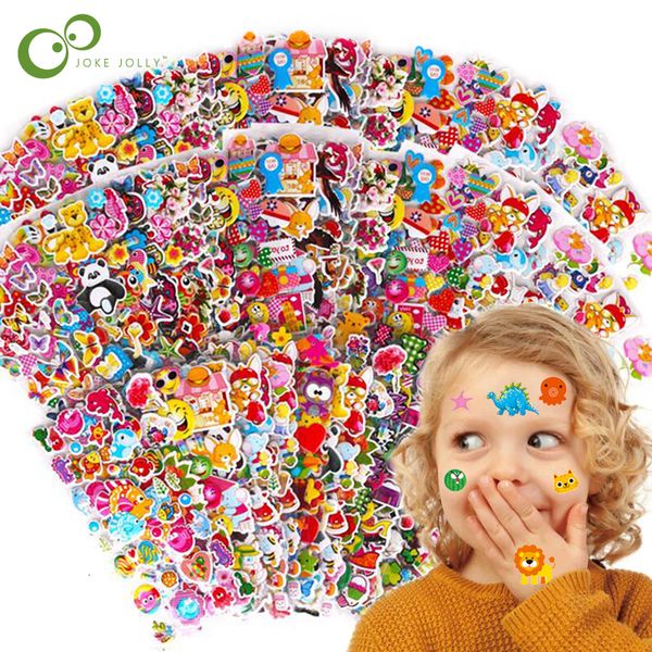 Enfants Jouet Autocollants 40 20 Différentes Feuilles 3D Puffy En Vrac pour Fille Garçon Cadeau D'anniversaire Scrapbooking Enseignants Animaux Dessin Animé GYH 230530