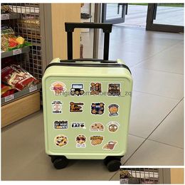 Autocollants pour enfants 51pcs Brisque Cartoon Biscuit Biscuit Sticker Delicious Food Iti Skateboard Car Moto-cycle Décaux Drop Livraison Toys Dhlbn