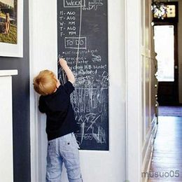 Speelgoedstickers voor kinderen Nieuw 45x100cm krijtbord Blackboard -stickers tekenen decor muurschildering stickers kunst krijtbord muursticker voor kinderkamers