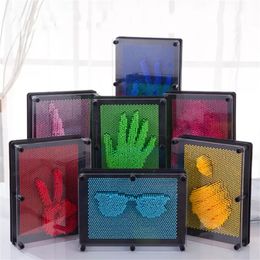 Kids Finger Toys Craft 3D Clone Vingerafdruk Naald Schilderen Nieuwigheid Grappige Gadgets Interessante kinderen Toys Woondecoratie Verjaardagscadeau
