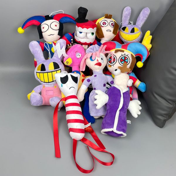 Jouets pour enfants Personnages mignons dans le cirque Poupées en peluche Cadeau de Noël Jouet en peluche Cadeau créatif en peluche Vente en gros Grande remise En stock