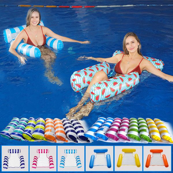 Juguetes para niños Arena al aire libre Equipo de juego acuático Diversión acuática Fila flotante Práctica de natación Verano Inflable Plegable Diversión Sofá reclinable Venta al por mayor En stock 004