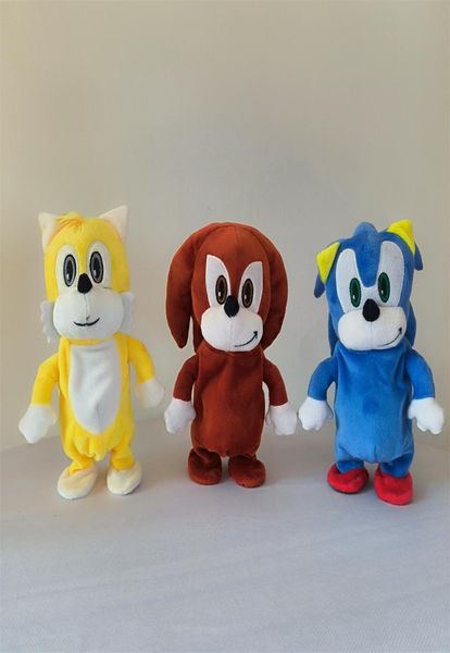 Enfants jouets en peluche poupées oreiller dessin animé film protagoniste électrique marche et chant en peluche jouet amour Animal vacances cadeau créatif Wh1673366