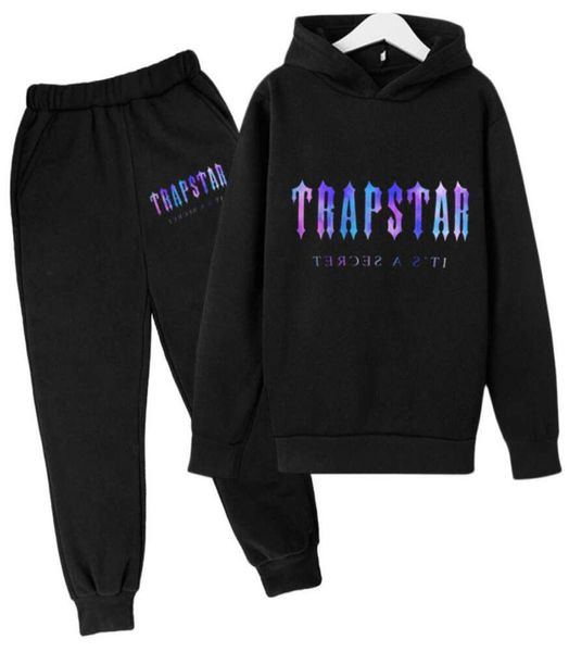 Enfants TRAPSTAR Designer Survêtements Bébé Vêtements Ensemble Enfant Pull À Capuchon Enfant 2 Pièces Ensembles Garçons Filles Jeunes Enfants capuche 35ess