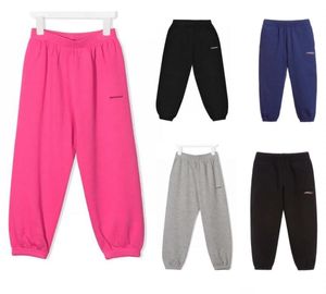 Pantalons enfants pantalons décontractés amples enfants bébé mode vague et lettres imprimé pantalons de sport garçons filles Joggers Multi Style