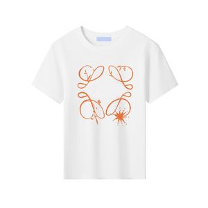 Kinderen T-shirts Childrens T-shirts kleurrijke zomer ademende shirts bloembrief unieke t-shirt print cartoon boy girl pakken CHD24013120-6 ESSKIDS