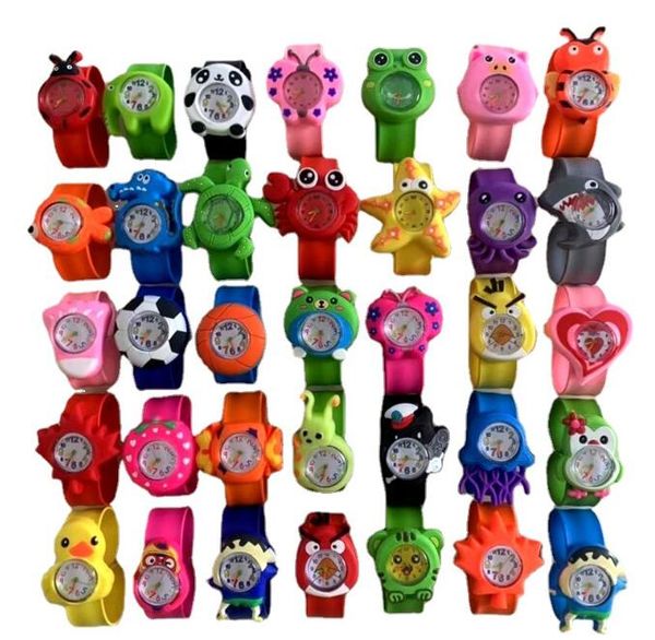 Montre-bracelet à Quartz pour enfants, montre-bracelet de Sport avec animaux de dessin animé 3D, pour bébé fille, étudiante, horloge, cadeau