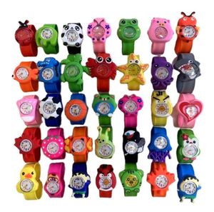 Kids Watches Butterfly SP Watch Cartoon3d Creative Quartz Wallwatch Baby Clock Silicone Sports Children Watch8723084