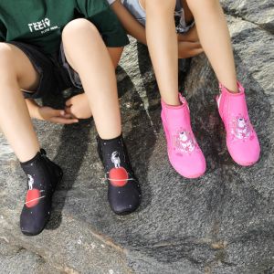 Chaussures d'eau pour enfants filles garçons extérieurs secs coiffures aux pieds nus pour sport plage nager marche