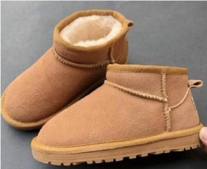 Enfants hiver chaud cheville''ugglis''bottes Mini australie style bottes de neige enfants bébé coton botte chaussures taille EU21-34 uggsboot tasman