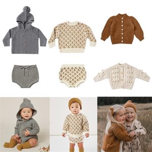 Kids Wool Sweaters RC Brand Autumn Winter Boys Girls Fashion Breat Cardigan Baby Children Cotton Outderse Tops Kleding LJ201130
