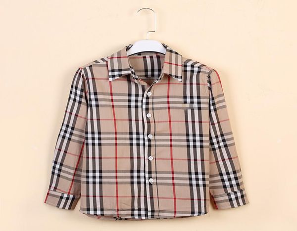 Kids039 Camisa grande Camisa de manga larga Big Kids039 Primavera 2019 Modelo Boy Shirt1346480