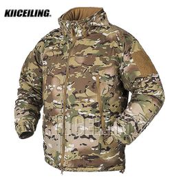 KIICEILING L7 Multicam Bomber militaire tactique vestes pour hommes hiver chaud imperméable coupe-vent armée vers le bas Parkas femmes manteaux 240113