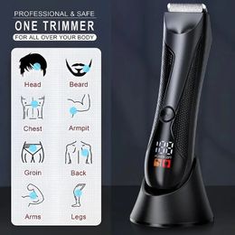 Kikido KK6006B Trimmer pour hommes Clippers à cheveux rechargeables Barbe Trimmercordless Barber Grooming Sets 240516