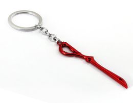 Kill Kill Anime Red Matoi Ryuuko Sword Pendants Key Chain Keychain Keyring Charfing Cadea Cadeau 3756917