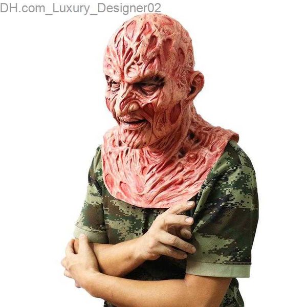 Masque tueur Jason pour le Costume de fête d'Halloween Freddy Krueger films d'horreur masque effrayant en Latex Q230824